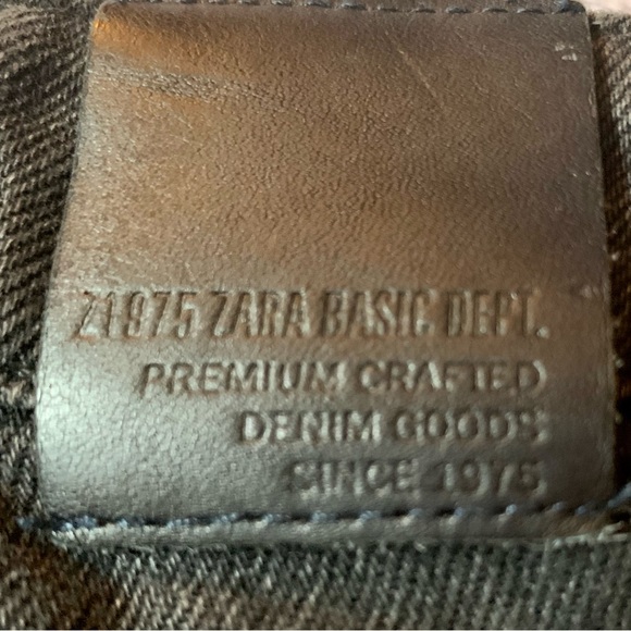 Black Distressed ZARA Basic Z1975 Denim Jeans | Size 4 | EUC - Picture 8 of 9